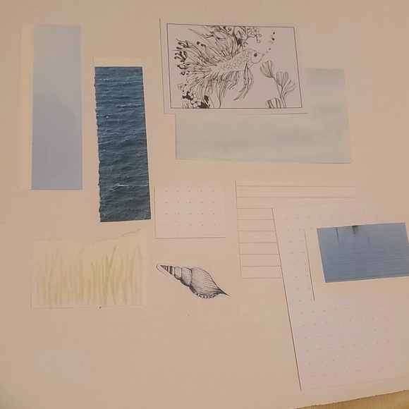 Bullet journal, scrapbooking kit, textured paper prints - Picture 4 of 4